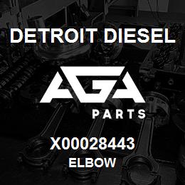X00028443 Detroit Diesel ELBOW | AGA Parts