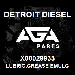 X00029933 Detroit Diesel LUBRIC.GREASE EMULG KLUTHE HAK | AGA Parts
