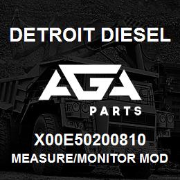 X00E50200810 Detroit Diesel MEASURE/MONITOR MOD FOR GENSE | AGA Parts