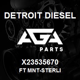 X23535670 Detroit Diesel Ft Mnt-Sterli | AGA Parts