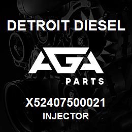 X52407500021 Detroit Diesel Injector | AGA Parts