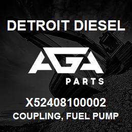 X52408100002 Detroit Diesel Coupling, Fuel Pump Drive | AGA Parts