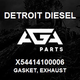 X54414100006 Detroit Diesel Gasket, Exhaust | AGA Parts