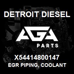 X54414800147 Detroit Diesel EGR Piping, Coolant | AGA Parts