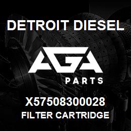 X57508300028 Detroit Diesel FILTER CARTRIDGE | AGA Parts