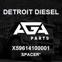 X59614100001 Detroit Diesel Spacer* | AGA Parts