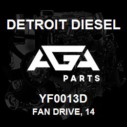 YF0013D Detroit Diesel Fan Drive, 14 | AGA Parts