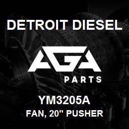 YM3205A Detroit Diesel Fan, 20" Pusher | AGA Parts