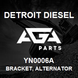 YN0006A Detroit Diesel Bracket, Alternator | AGA Parts