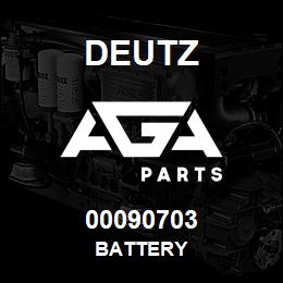 00090703 Deutz BATTERY | AGA Parts