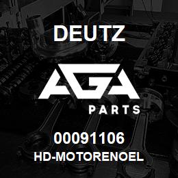 00091106 Deutz HD-MOTORENOEL | AGA Parts