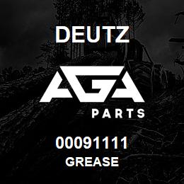 00091111 Deutz GREASE | AGA Parts