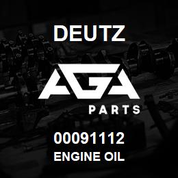 00091112 Deutz ENGINE OIL | AGA Parts