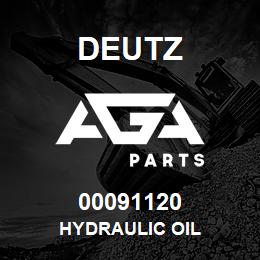 00091120 Deutz HYDRAULIC OIL | AGA Parts