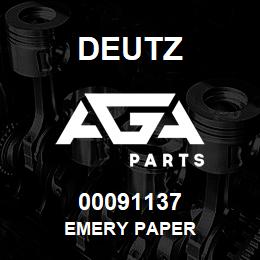 00091137 Deutz EMERY PAPER | AGA Parts