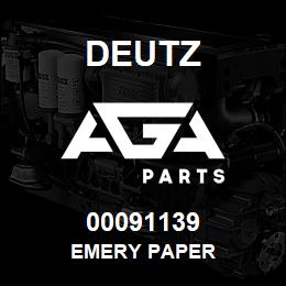 00091139 Deutz EMERY PAPER | AGA Parts