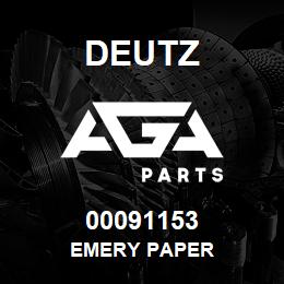00091153 Deutz EMERY PAPER | AGA Parts