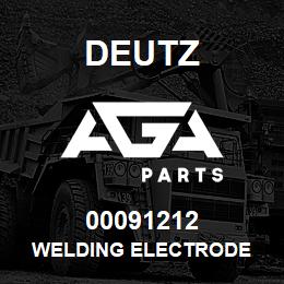 00091212 Deutz WELDING ELECTRODE | AGA Parts