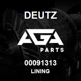 00091313 Deutz LINING | AGA Parts
