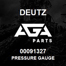 00091327 Deutz PRESSURE GAUGE | AGA Parts