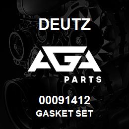 00091412 Deutz GASKET SET | AGA Parts