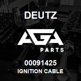 00091425 Deutz IGNITION CABLE | AGA Parts