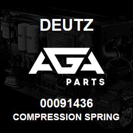 00091436 Deutz COMPRESSION SPRING | AGA Parts