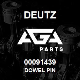 00091439 Deutz DOWEL PIN | AGA Parts