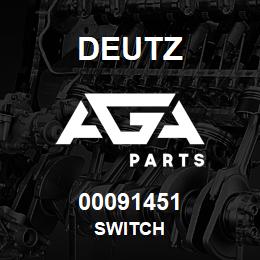 00091451 Deutz SWITCH | AGA Parts