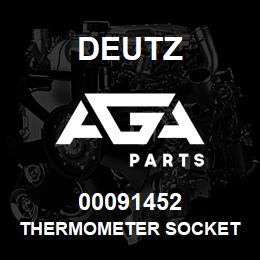 00091452 Deutz THERMOMETER SOCKET | AGA Parts