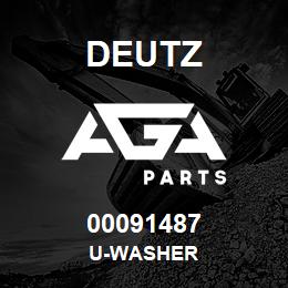 00091487 Deutz U-WASHER | AGA Parts