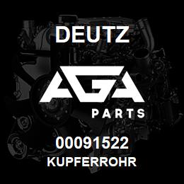 00091522 Deutz KUPFERROHR | AGA Parts