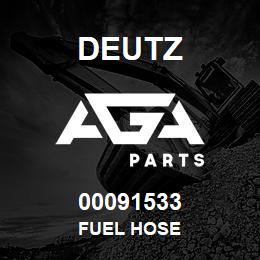 00091533 Deutz FUEL HOSE | AGA Parts
