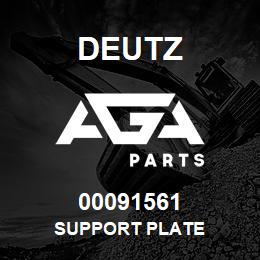 00091561 Deutz SUPPORT PLATE | AGA Parts