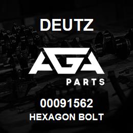 00091562 Deutz HEXAGON BOLT | AGA Parts