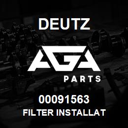 00091563 Deutz FILTER INSTALLAT | AGA Parts