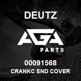 00091568 Deutz CRANKC END COVER | AGA Parts