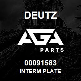 00091583 Deutz INTERM PLATE | AGA Parts