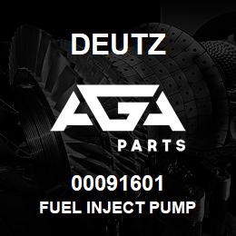 00091601 Deutz FUEL INJECT PUMP | AGA Parts