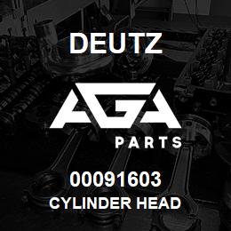 00091603 Deutz CYLINDER HEAD | AGA Parts
