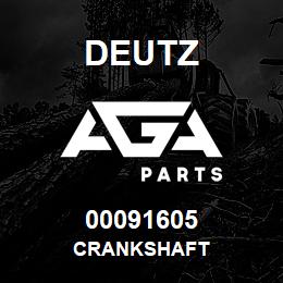 00091605 Deutz CRANKSHAFT | AGA Parts