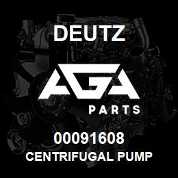 00091608 Deutz CENTRIFUGAL PUMP | AGA Parts