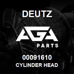 00091610 Deutz CYLINDER HEAD | AGA Parts