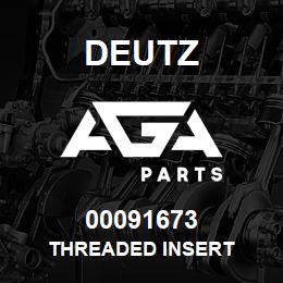 00091673 Deutz THREADED INSERT | AGA Parts