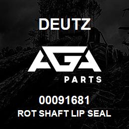 00091681 Deutz ROT SHAFT LIP SEAL | AGA Parts