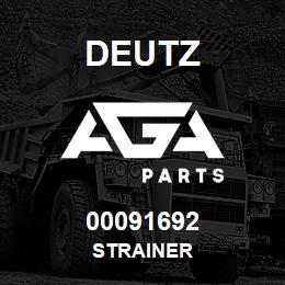 00091692 Deutz STRAINER | AGA Parts