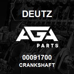 00091700 Deutz CRANKSHAFT | AGA Parts