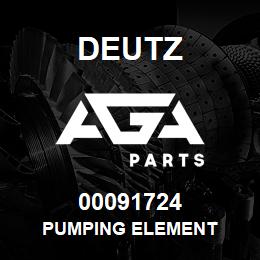 00091724 Deutz PUMPING ELEMENT | AGA Parts