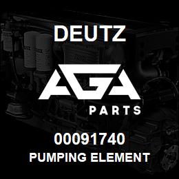 00091740 Deutz PUMPING ELEMENT | AGA Parts