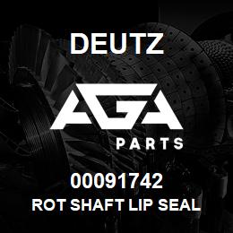00091742 Deutz ROT SHAFT LIP SEAL | AGA Parts